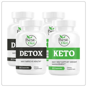 Keto + Detox 4 Bottle